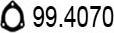 ASSO 99.4070 - Прокладка, труба вихлопного газу autozip.com.ua