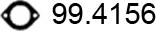 ASSO 99.4156 - Прокладка, труба вихлопного газу autozip.com.ua