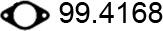 ASSO 99.4168 - Прокладка, труба вихлопного газу autozip.com.ua