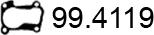 ASSO 99.4119 - Прокладка, труба вихлопного газу autozip.com.ua