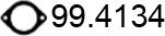 ASSO 99.4134 - Прокладка, труба вихлопного газу autozip.com.ua