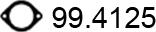 ASSO 99.4125 - Прокладка, труба вихлопного газу autozip.com.ua