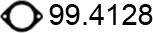 ASSO 99.4128 - Прокладка, труба вихлопного газу autozip.com.ua
