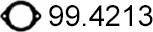 ASSO 99.4213 - Прокладка, труба вихлопного газу autozip.com.ua