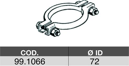 ASSO 99.1066 - З'єднувальні елементи, система випуску autozip.com.ua