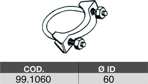 ASSO 99.1060 - З'єднувальні елементи, система випуску autozip.com.ua