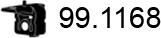 ASSO 99.1168 - Кронштейн, втулка, система випуску autozip.com.ua