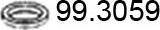 ASSO 99.3059 - Кільце ущільнювача, труба вихлопного газу autozip.com.ua