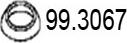 ASSO 99.3067 - Кільце ущільнювача, труба вихлопного газу autozip.com.ua