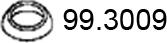 ASSO 99.3009 - Кільце ущільнювача, труба вихлопного газу autozip.com.ua