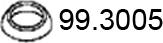ASSO 99.3005 - Кільце ущільнювача, труба вихлопного газу autozip.com.ua