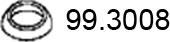 ASSO 99.3008 - Кільце ущільнювача, труба вихлопного газу autozip.com.ua