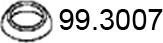 ASSO 99.3007 - Кільце ущільнювача, труба вихлопного газу autozip.com.ua