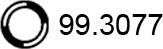 ASSO 99.3077 - Кільце ущільнювача, труба вихлопного газу autozip.com.ua