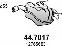 ASSO 44.7017 - Глушник вихлопних газів кінцевий autozip.com.ua