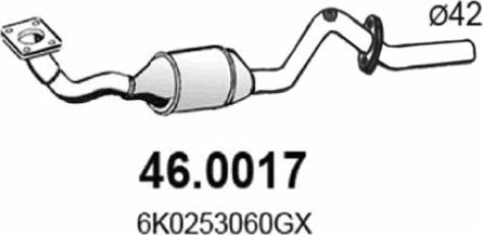 ASSO 46.0017 - Каталізатор autozip.com.ua