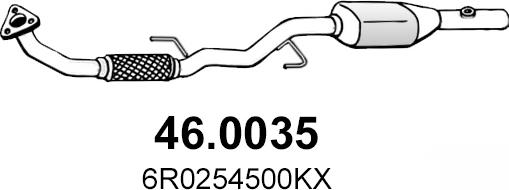 ASSO 46.0035 - Каталізатор autozip.com.ua