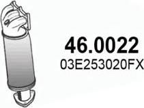 ASSO 46.0022 - Каталізатор autozip.com.ua