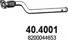 ASSO 40.4001 - Труба вихлопного газу autozip.com.ua