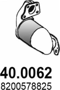 ASSO 40.0062 - Каталізатор autozip.com.ua