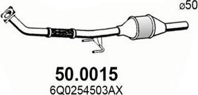 ASSO 50.0015 - Каталізатор autozip.com.ua
