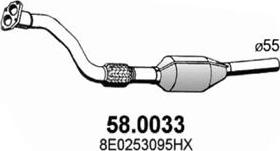 ASSO 58.0033 - Каталізатор autozip.com.ua