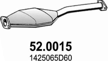 ASSO 52.0015 - Каталізатор autozip.com.ua