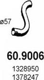ASSO 60.9006 - Труба вихлопного газу autozip.com.ua