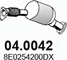 ASSO 04.0042 - Каталізатор autozip.com.ua