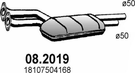 ASSO 08.2019 - Предглушітель вихлопних газів autozip.com.ua