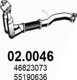 ASSO 02.0046 - Каталізатор autozip.com.ua