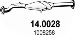 ASSO 14.0028 - Каталізатор autozip.com.ua