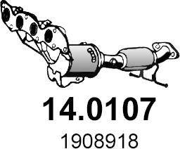 ASSO 14.0107 - Каталізатор autozip.com.ua