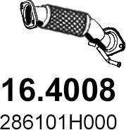 ASSO 16.4008 - Труба вихлопного газу autozip.com.ua