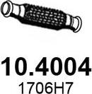 ASSO 10.4004 - Труба вихлопного газу autozip.com.ua