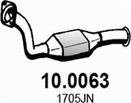 ASSO 10.0063 - Каталізатор autozip.com.ua