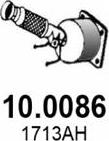 ASSO 10.0086 - Каталізатор autozip.com.ua