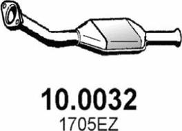 ASSO 10.0032 - Каталізатор autozip.com.ua