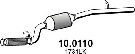 ASSO 10.0110 - Каталізатор autozip.com.ua
