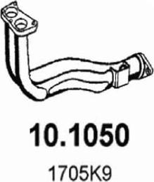 ASSO 10.1050 - Труба вихлопного газу autozip.com.ua