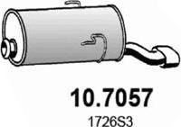 ASSO 10.7057 - Глушник вихлопних газів кінцевий autozip.com.ua