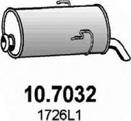 ASSO 10.7032 - Глушник вихлопних газів кінцевий autozip.com.ua