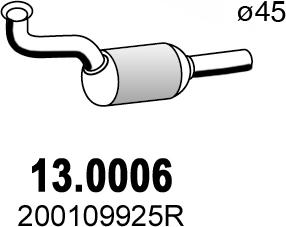 ASSO 13.0006 - Каталізатор autozip.com.ua