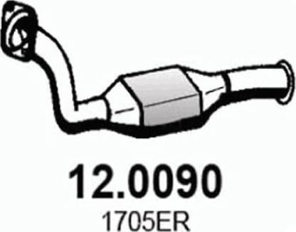 ASSO 12.0090 - Каталізатор autozip.com.ua