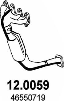 ASSO 12.0059 - Каталізатор autozip.com.ua