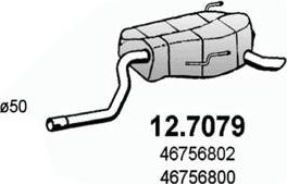 ASSO 12.7079 - Глушник вихлопних газів кінцевий autozip.com.ua