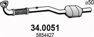 ASSO 34.0051 - Каталізатор autozip.com.ua