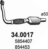 ASSO 34.0017 - Каталізатор autozip.com.ua