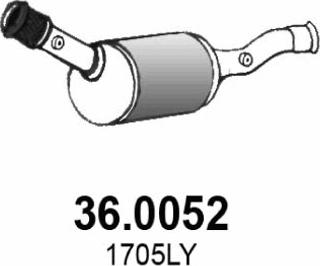 ASSO 36.0052 - Каталізатор autozip.com.ua
