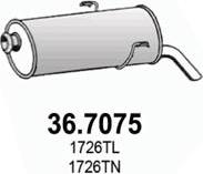 ASSO 36.7075 - Глушник вихлопних газів кінцевий autozip.com.ua